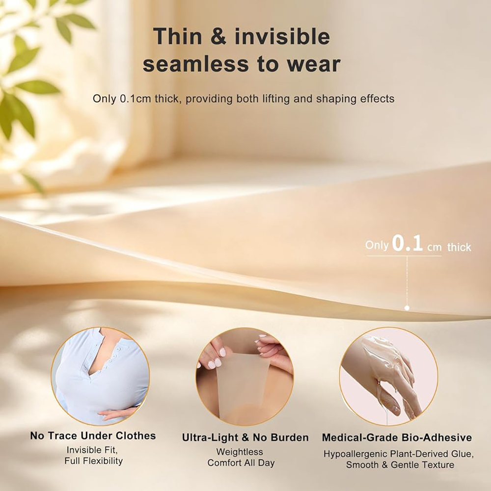 6 Peças de Fita de Silicone Pr - Silicone Bra Adhesive avaliação e preço