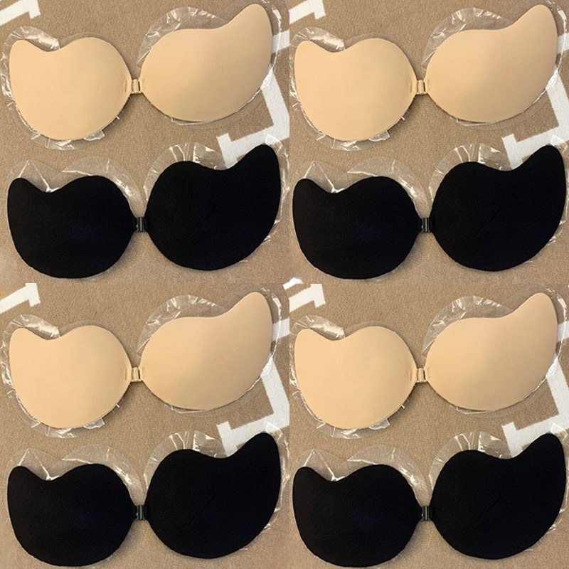 1/2 Pares de Sutiã Invisível P - Silicone Bra Adhesive avaliação e preço
