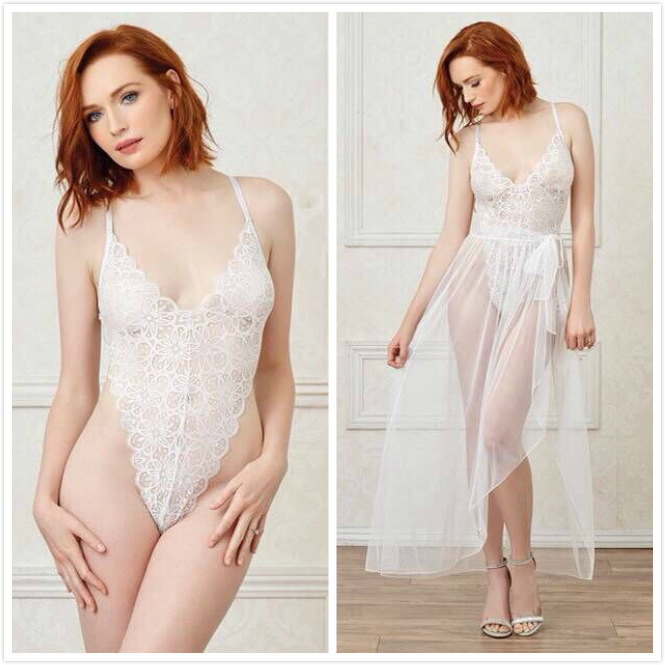 Roupa interior erótica sexy tr - Lace Teddy Lingerie avaliação e preço