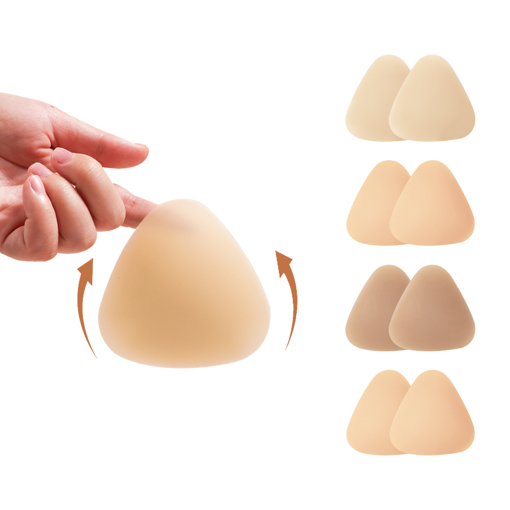 2 pçs sutiã de silicone triâng - Silicone Bra Adhesive avaliação e preço