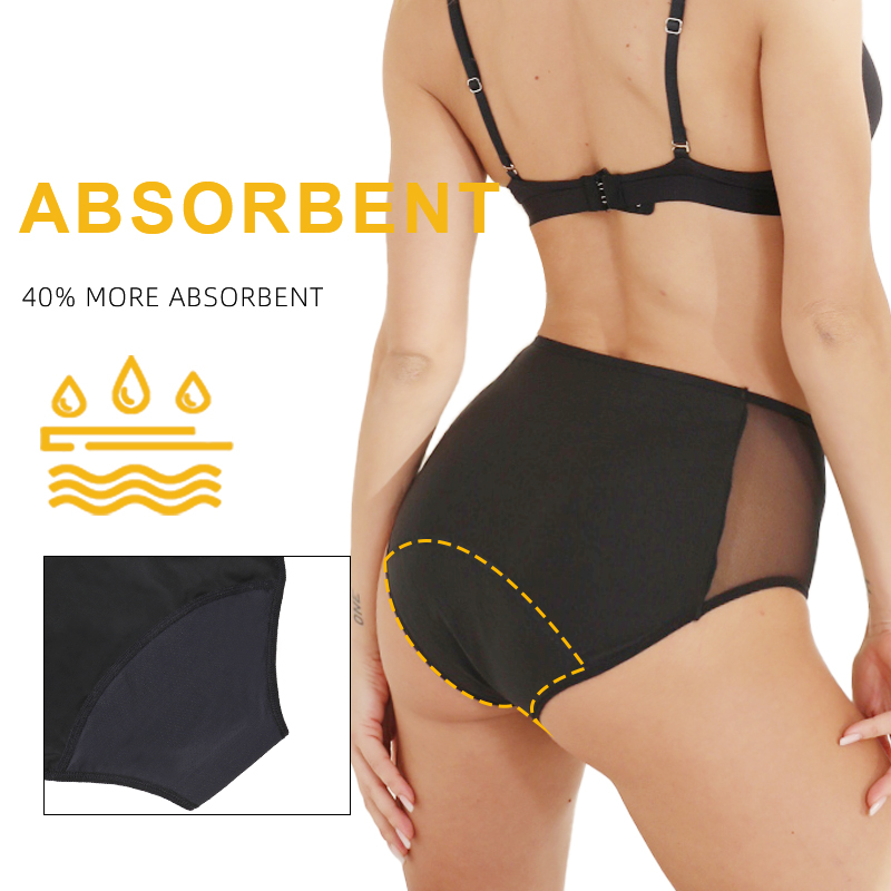 Calcinhas absorventes à prova  - Period Panty Absorbent avaliação e preço