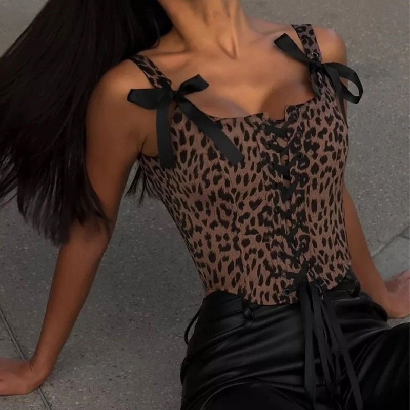 Leopardo impresso tribunal esp - Corset Waist Cinch avaliação e preço