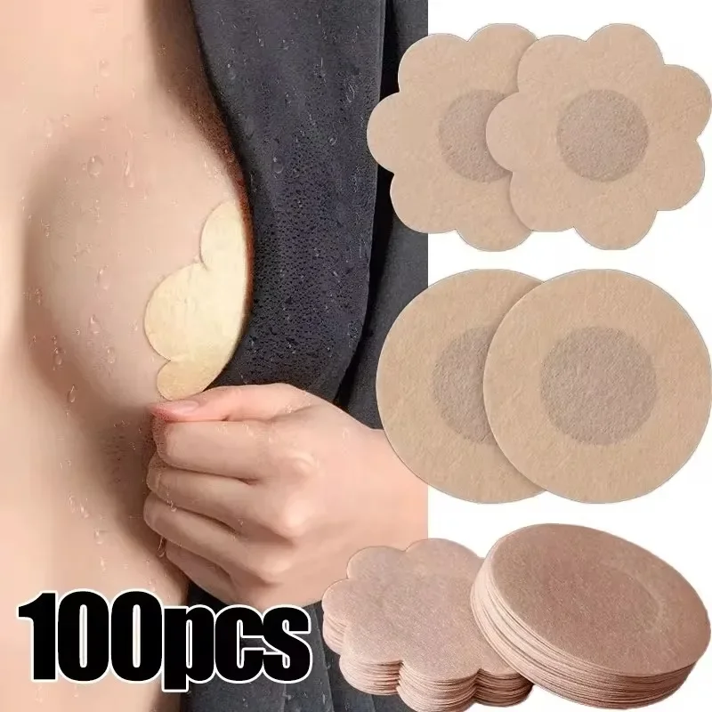 10/100 pçs feminino capa de ma - Silicone Bra Adhesive avaliação e preço