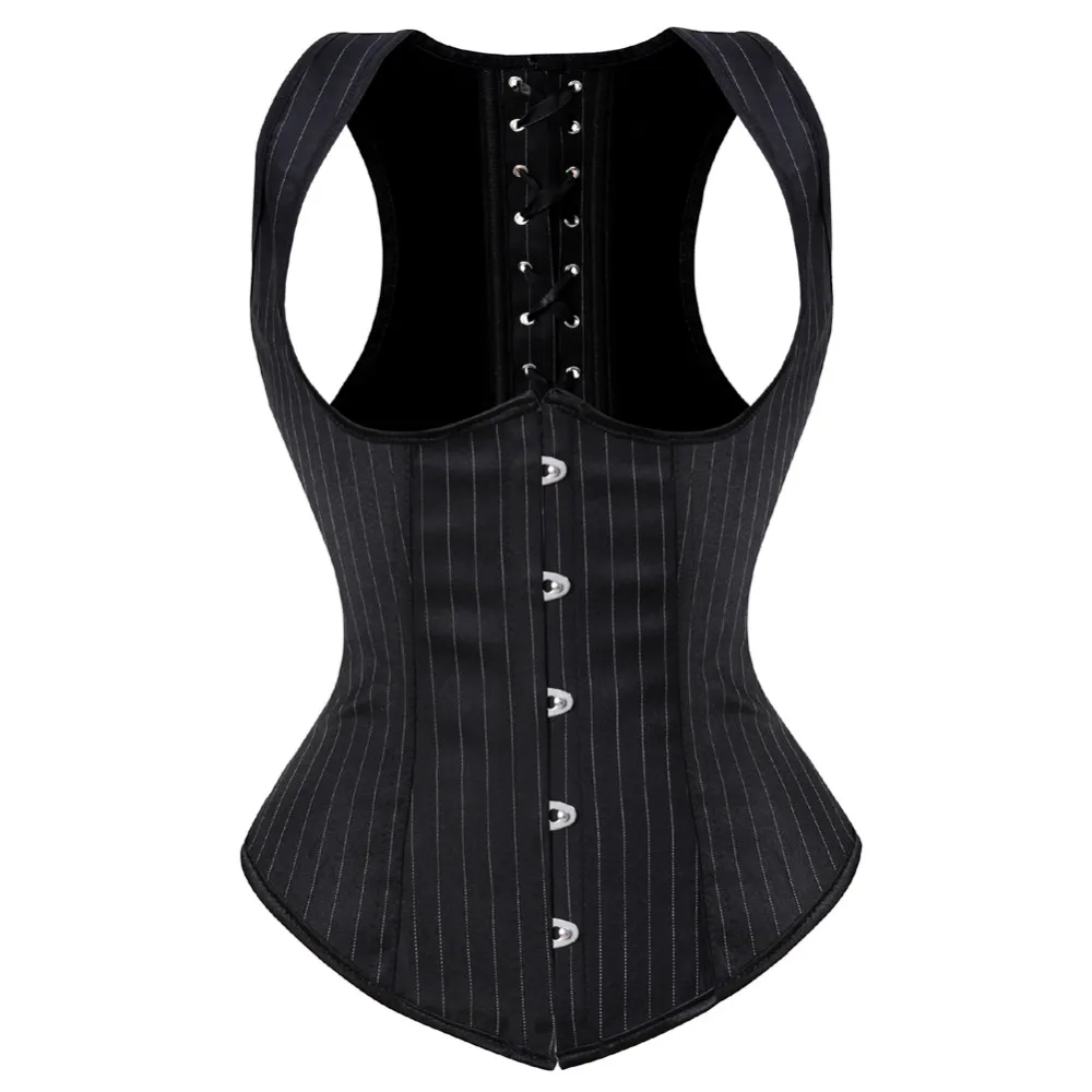 Feminino gótico jacquard under - Corset Waist Cinch avaliação e preço